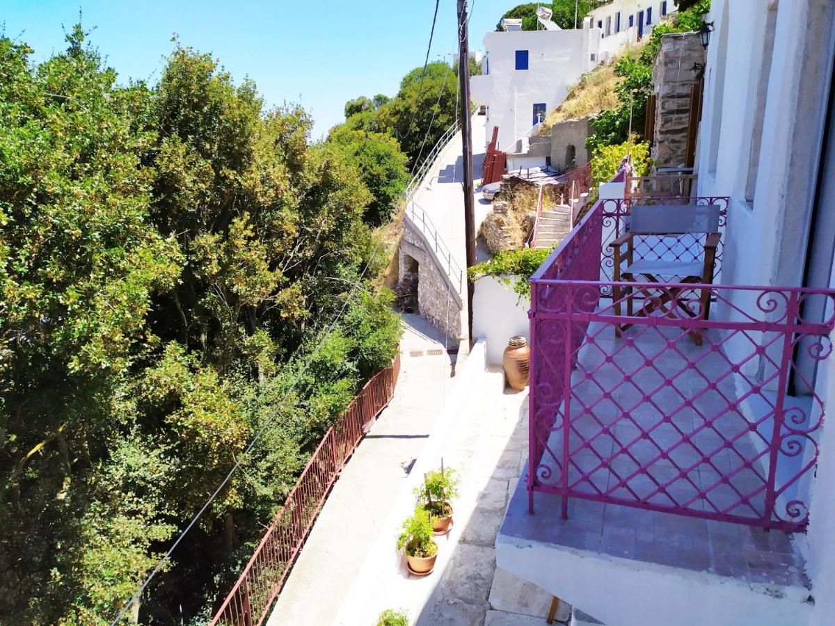 Traditional Family House, Ground Floor With Yard Koronos Esterno foto