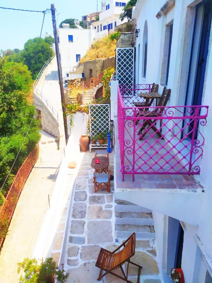 Traditional Family House, Ground Floor With Yard Koronos Esterno foto
